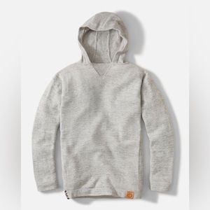 PAKA Alpaca Merino The Hoodie Sweater Handmade in Peru Light Gray Large